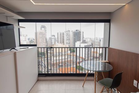 Varanda de kitnet/studio para alugar com 0 quarto, 22m² em Vila Mariana, São Paulo