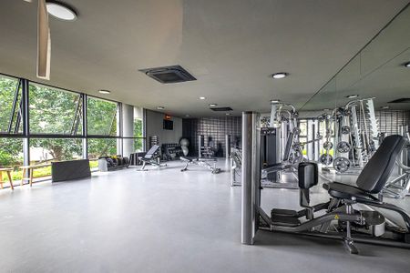 Apartamento para alugar com 101m², 2 quartos e 2 vagas Apartamento para alugar com 101m², 2 quartos e 2 vagasAcademia
