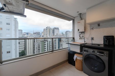 Sacada de apartamento para alugar com 1 quarto, 54m² em Bela Vista, São Paulo