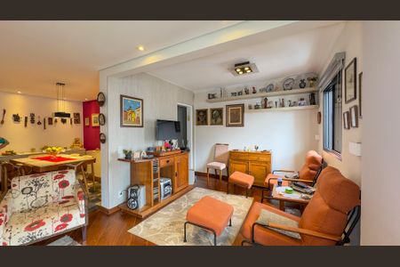 Sala de apartamento à venda com 2 quartos, 124m² em Brooklin Novo, São Paulo