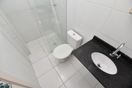 Studio para alugar com 27m², 1 quarto e sem vagaBanheiro do Studio