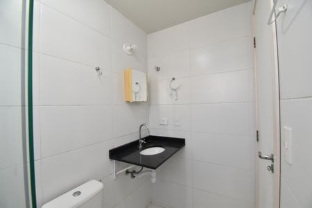 Studio para alugar com 27m², 1 quarto e sem vagaBanheiro do Studio
