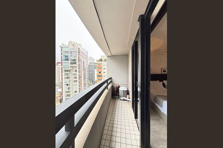 Studio à venda com 33m², 1 quarto e 1 vagaVaranda