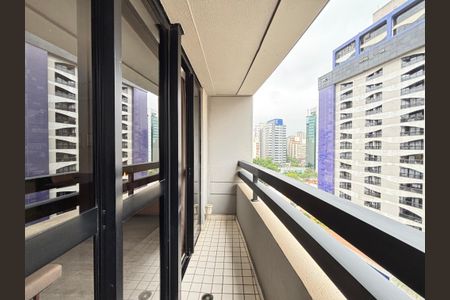 Studio à venda com 33m², 1 quarto e 1 vagaVaranda