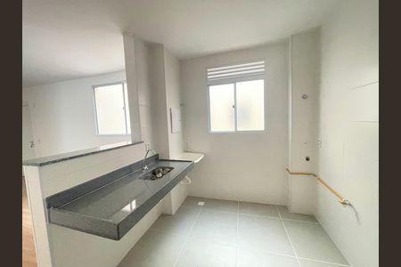 Cozinha de apartamento à venda com 2 quartos, 52m² em Paquetá, Belo Horizonte