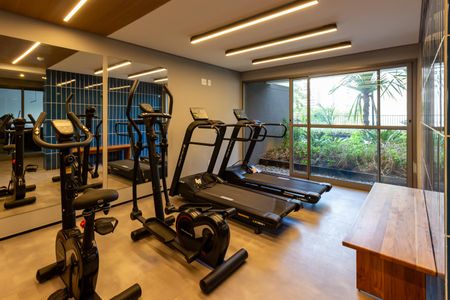 Apartamento para alugar com 43m², 2 quartos e 1 vaga Apartamento para alugar com 43m², 2 quartos e 1 vagaAcademia
