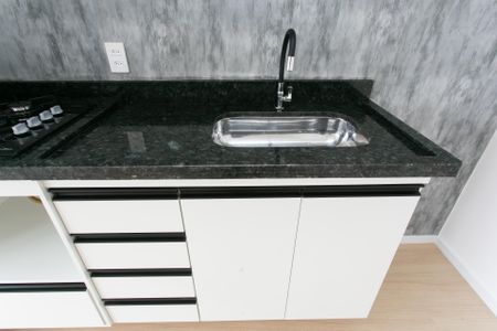 Apartamento para alugar com 38m², 2 quartos e sem vaga Apartamento para alugar com 38m², 2 quartos e sem vagaCozinha / Pia
