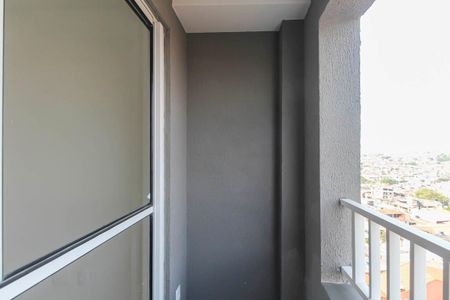 Varanda da Sala/Cozinha de apartamento para alugar com 1 quarto, 25m² em Jardim Imperador (zona Leste), São Paulo