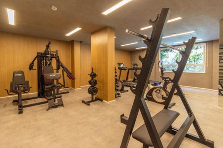 Área comum - Academia de kitnet/studio para alugar com 1 quarto, 31m² em Pinheiros, São Paulo