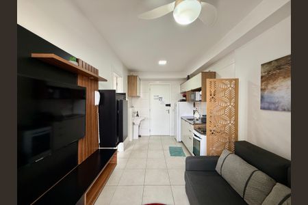 Sala  de apartamento à venda com 1 quarto, 27m² em Jardim Caravelas, São Paulo