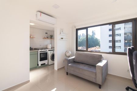 Sala de apartamento à venda com 1 quarto, 39m² em Tristeza, Porto Alegre