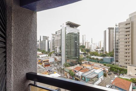Sacada do Quarto de apartamento para alugar com 1 quarto, 52m² em Vila Olímpia, São Paulo