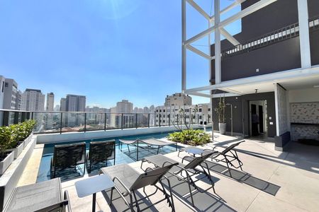 Apartamento para alugar com 30m², 1 quarto e sem vaga Apartamento para alugar com 30m², 1 quarto e sem vagaÁrea comum - Piscina