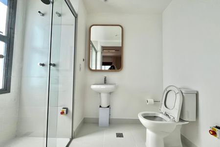 Apartamento para alugar com 30m², 1 quarto e sem vaga Apartamento para alugar com 30m², 1 quarto e sem vagaBanheiro da Suíte