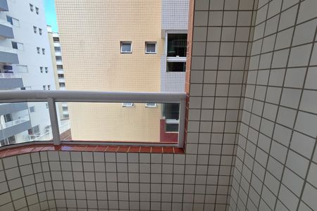 Varanda do quarto 2 de apartamento para alugar com 2 quartos, 70m² em Guilhermina, Praia Grande