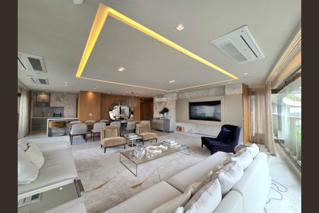 Sala de apartamento à venda com 4 quartos, 221m² em Indianópolis, São Paulo