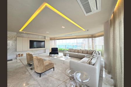 Sala de apartamento à venda com 4 quartos, 221m² em Indianópolis, São Paulo