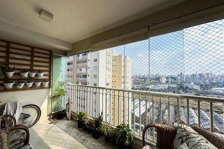 Varanda de apartamento à venda com 3 quartos, 122m² em Mooca, São Paulo