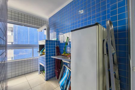 Sacada  de apartamento para alugar com 1 quarto, 48m² em Maracanã, Praia Grande