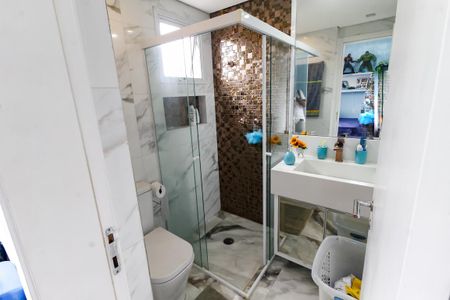 Apartamento à venda com 143m², 3 quartos e 2 vagasBanheiro da Suíte 1