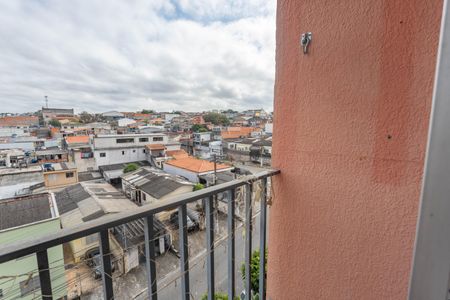 Varanda da sala  de apartamento para alugar com 2 quartos, 55m² em Taboão, Diadema