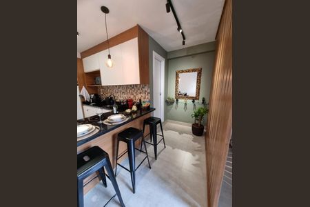 Cozinha de apartamento para alugar com 1 quarto, 36m² em Centro Histórico de São Paulo, São Paulo