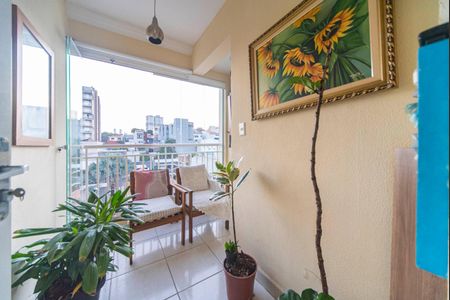 Varanda Gourmet de apartamento à venda com 2 quartos, 50m² em Campestre, Santo André