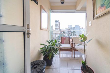 Varanda Gourmet de apartamento à venda com 2 quartos, 50m² em Campestre, Santo André