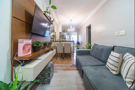 Sala de apartamento à venda com 2 quartos, 50m² em Campestre, Santo André