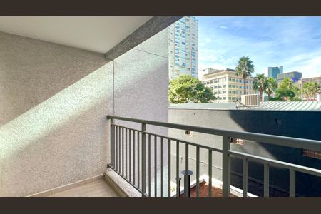 Studio para alugar com 31m², 1 quarto e sem vagaVaranda
