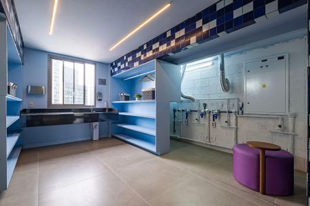 Studio para alugar com 24m², 1 quarto e sem vagaLavanderia