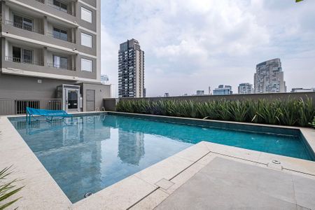 Studio para alugar com 24m², 1 quarto e sem vagaPiscina