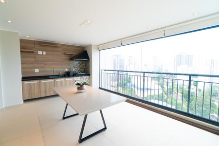 Sacada da Sala de apartamento para alugar com 1 quarto, 90m² em Jardim Prudência, São Paulo