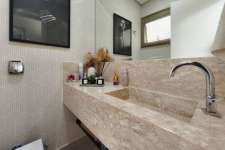 Casa de condomínio à venda com 360m², 3 quartos e 2 vagasLavabo