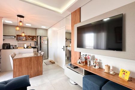 Sala de apartamento para alugar com 2 quartos, 59m² em Baeta Neves, São Bernardo do Campo