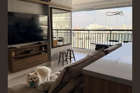 Living Integrado de apartamento à venda com 2 quartos, 72m² em Vila Nair, São Paulo