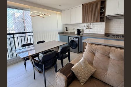 Apartamento à venda com 72m², 2 quartos e 1 vagaIntegração Estar, Jantar, Cozinha e Área de Serviç