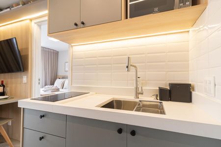 Apartamento à venda com 29m², 1 quarto e sem vagaCozinha