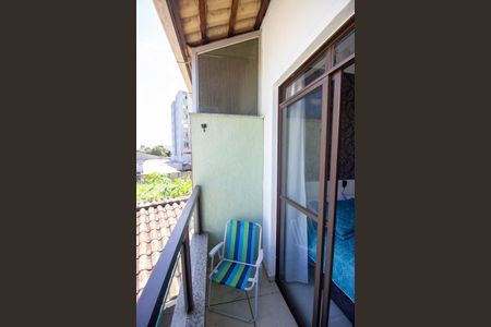 Varanda do Quarto Suíte de casa à venda com 3 quartos, 120m² em Europa, Contagem