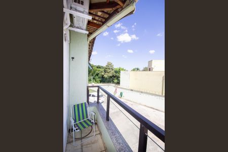 Varanda do Quarto Suíte de casa à venda com 3 quartos, 120m² em Europa, Contagem