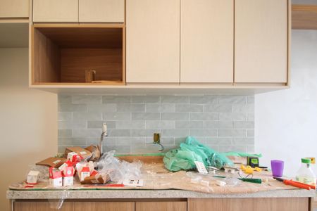 Cozinha de kitnet/studio para alugar com 1 quarto, 24m² em Vila Nova Conceição, São Paulo