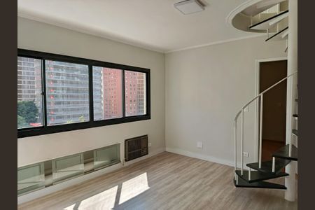 Sala de apartamento à venda com 1 quarto, 82m² em Cerqueira César, São Paulo