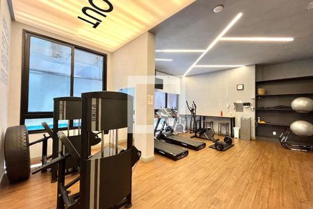 Área comum - Academia de apartamento para alugar com 1 quarto, 29m² em Chácara Inglesa, São Paulo