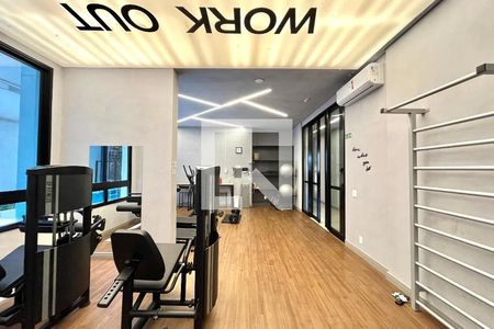 Apartamento para alugar com 29m², 1 quarto e sem vaga Apartamento para alugar com 29m², 1 quarto e sem vagaÁrea comum - Academia