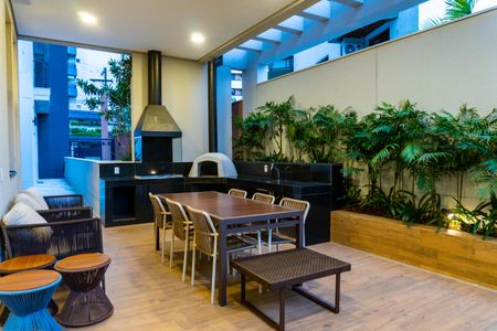 Área comum - Churrasqueira de apartamento para alugar com 1 quarto, 29m² em Chácara Inglesa, São Paulo
