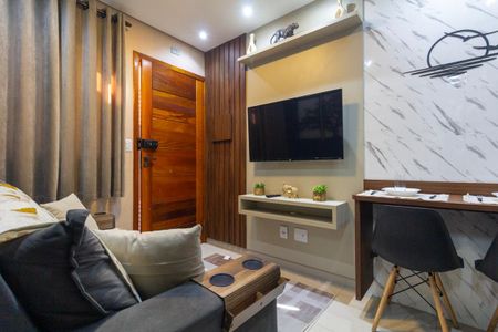 Sala e Cozinha de apartamento para alugar com 1 quarto, 32m² em Jardim Aricanduva, São Paulo