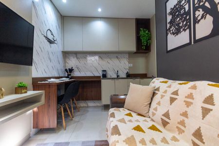 Apartamento para alugar com 32m², 1 quarto e sem vagaSala e Cozinha