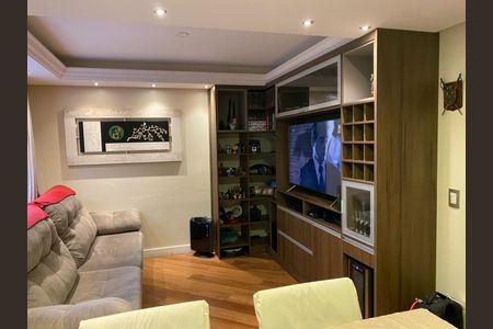 Sala de casa de condomínio à venda com 3 quartos, 105m² em Vila Guarani (Zona Sul), São Paulo