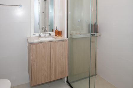 Studio para alugar com 25m², 1 quarto e sem vaga Studio para alugar com 25m², 1 quarto e sem vagaBanheiro
