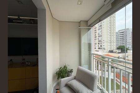 Varanda da Sala de apartamento à venda com 2 quartos, 60m² em Vila Pereira Barreto, São Paulo